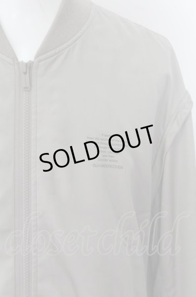 画像2: UNDERCOVER ジャケット.ｘGUコラボ　MA-1 /モカ/S O-22-09-25-016-un-ja-YM-ZT341 (2)