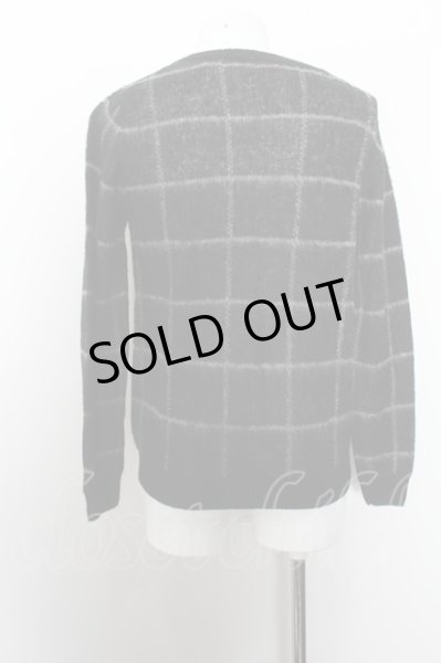 画像3: GOSTAR DE FUGA ニット.ZEPHKR ブロックチェック /ブラック/46 O-22-09-27-029-GO-to-YM-ZT342 (3)