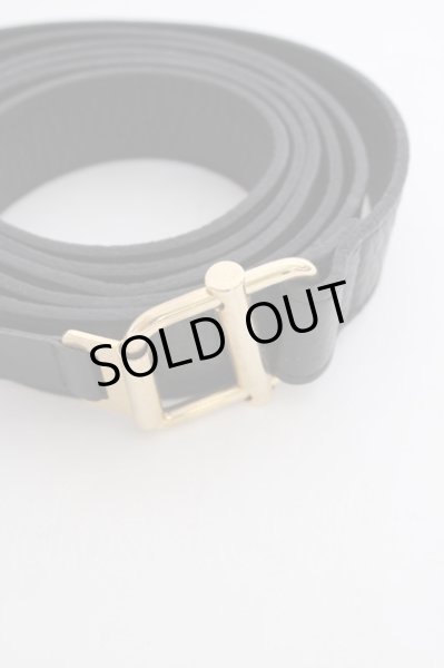 画像2: Moonage Devilment(清春) ベルト.レザーロングターン /ゴールド/- T-22-09-30-037-Mo-za-NA-ZT-ML001 (2)