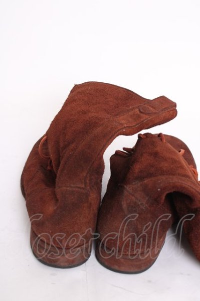 画像2: Moonage Devilment(清春) ブーツ.スエードレザーレースアップ /ワイン/41 T-22-09-30-045-Mo-sho-NA-ZT-S003 (2)