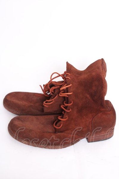 画像3: Moonage Devilment(清春) ブーツ.スエードレザーレースアップ /ワイン/41 T-22-09-30-045-Mo-sho-NA-ZT-S003 (3)