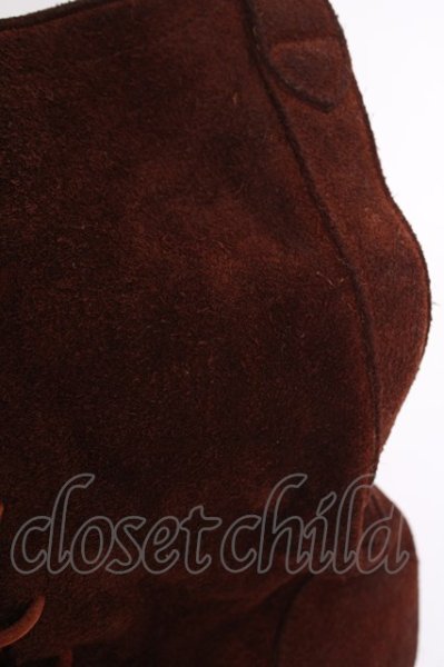 画像7: Moonage Devilment(清春) ブーツ.スエードレザーレースアップ /ワイン/41 T-22-09-30-045-Mo-sho-NA-ZT-S003 (7)