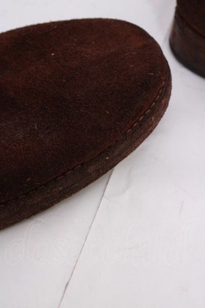 画像9: Moonage Devilment(清春) ブーツ.スエードレザーレースアップ /ワイン/41 T-22-09-30-045-Mo-sho-NA-ZT-S003 (9)