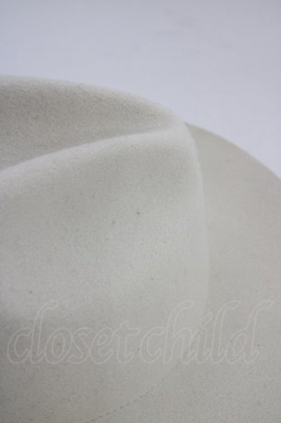 画像4: Moonage Devilment(清春) ハット.ウールフェルト /ホワイト/S T-22-09-30-050-Mo-za-NA-ZT168 (4)