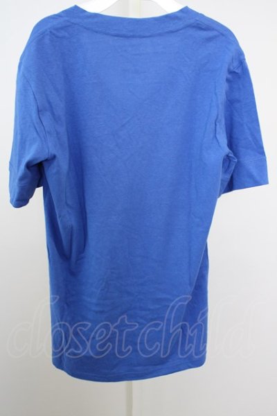画像2: 【SALE】Moonage Devilment(清春) Tシャツ.MaD×BOWIE V/N LOGO T /ブルー/44 T-22-09-30-007-Mo-ts-NA-ZT339