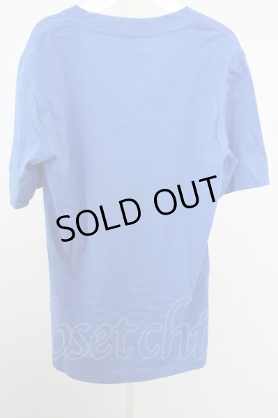 画像2: Moonage Devilment(清春) Tシャツ.MaD×BOWIE V/N LOGO T /ブルー/44 T-22-09-30-007-Mo-ts-NA-ZT339 (2)