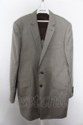 【WINTERセール】NO ID. ジャケット.MERINO WOOL 背抜き /グレー/2 O-22-09-30-044-NO-ja-YM-ZT010