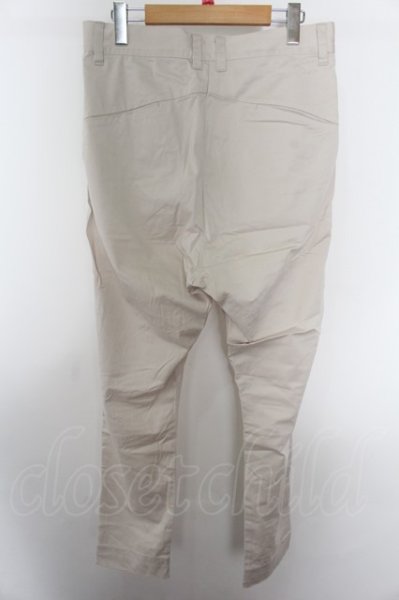 画像4: NO ID. パンツ.タックテーパード /アイボリー/2 O-22-09-30-088-NO-pa-YM-ZT023 (4)