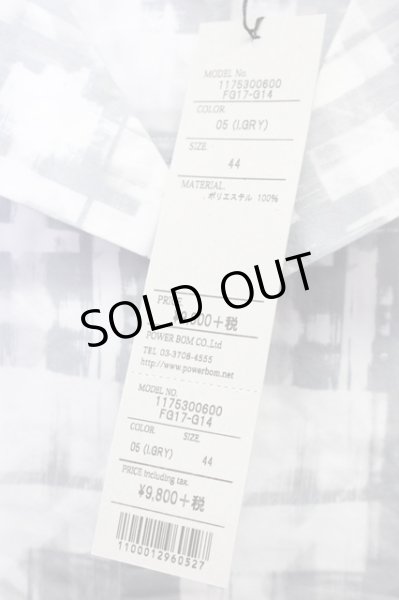 画像5: FUGA シャツ.総柄オープン /ホワイト/44 T-22-10-04-024-FU-sh-YM-ZT327 (5)