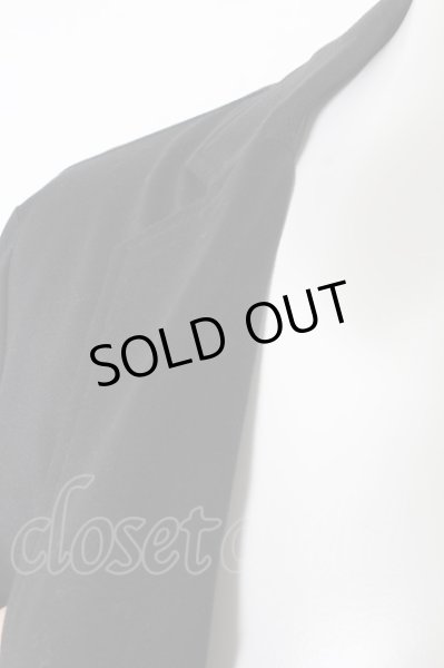 画像2: GOSTAR DE FUGA コート.TESTIGO ツイルニットチェスター /ブラック/46 O-22-10-04-007-GO-ou-YM-ZT243 (2)