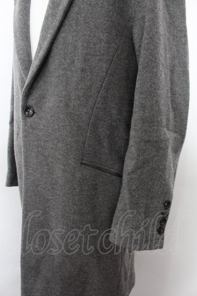 画像3: GALLIS ADDICTION コート.ドロップショルダーウールチェスター /グレー/4 O-22-10-05-005-ET-ou-YM-ZT010 (3)