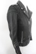画像4: Black by VANQUISH ジャケット.メルトンコンビレザーダブルライダース /ブラックｘグレー/M O-22-10-05-007-Bl-ja-YM-ZT-ML016 (4)
