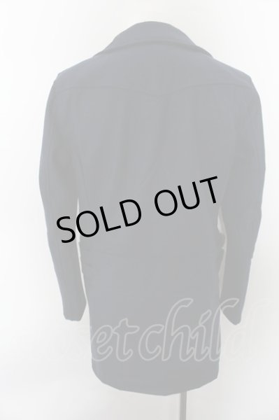 画像4: NO ID. BLACK コート.メルトンWライダースハーフ /ネイビー/1 O-22-10-05-010-NO-ou-YM-ZT477 (4)