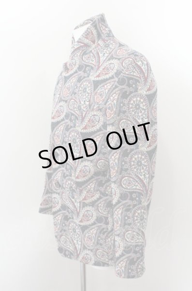 画像4: NO ID. ジャケット.ペイズリーゴブランジャガードノッチドラペル２Ｂ /ネイビー/1 O-22-10-05-012-NO-ja-YM-ZT098 (4)