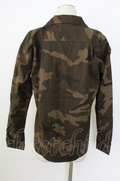 画像2: GOSTAR DE FUGA シャツ.カモフラミリタリー /カーキ/44 T-22-10-06-020-GO-sh-YM-ZT291 (2)