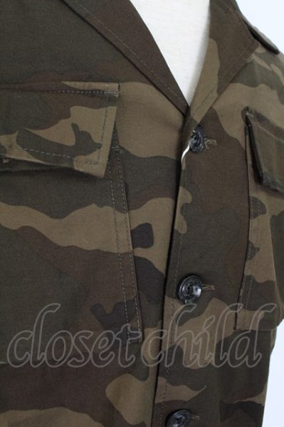 画像3: GOSTAR DE FUGA シャツ.カモフラミリタリー /カーキ/44 T-22-10-06-020-GO-sh-YM-ZT291 (3)