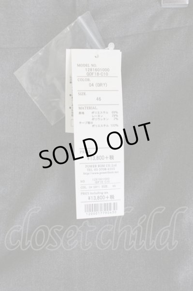 画像6: GOSTAR DE FUGA パンツ.サイドラインスラックス /グレー/46 T-22-10-06-047-GO-pa-YM-ZT293 (6)