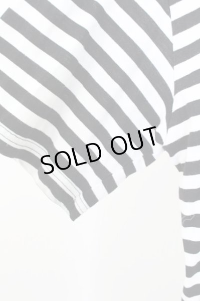 画像4: Moonage Devilment(清春) Ｔシャツ.Ｖネックボーダー /ホワイト/48 T-22-10-06-012-Mo-ts-NA-ZT290 (4)