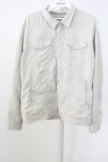 【WINTERセール】GOSTAR DE FUGA ジャケット.スウェードGジャン /グレー/44 T-22-10-06-014-GO-ja-YM-ZT290