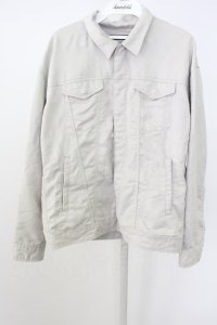 【WINTERセール】GOSTAR DE FUGA ジャケット.スウェードGジャン /グレー/44 T-22-10-06-014-GO-ja-YM-ZT290