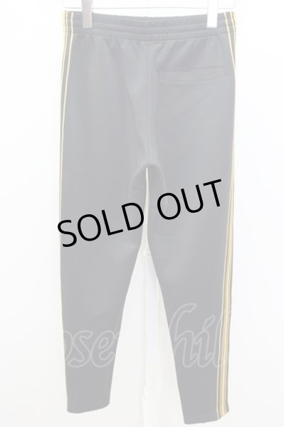 画像2: GOSTAR DE FUGA パンツ.サイドラインジャージ /ブラックｘブラウン/46 T-22-10-11-034-GO-pa-YM-ZT289 (2)