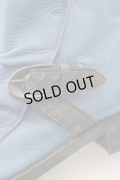 画像4: FUGA ブーツ.Monopolize レザーショートエンジニア /ブルー/42 T-22-10-11-037-FU-sho-YM-ZT2000 (4)