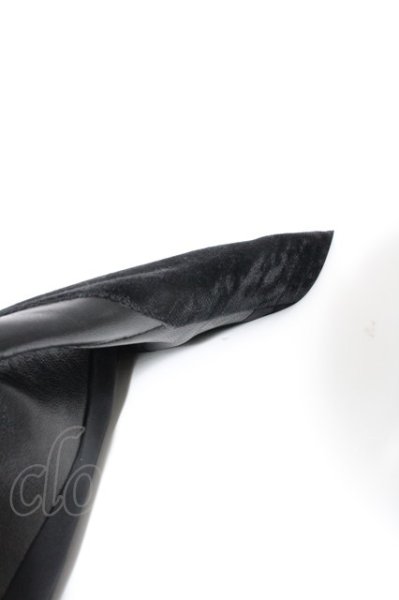 画像2: 5351pour les Hommes ジャケット.ラムコンビチェスター /ブラック/1 O-22-10-13-035-53-ja-YM-ZT-ML030 (2)