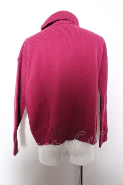 画像4: NieR CLOTHINGニット.ハート刺繍スリット /パープル/F O-22-10-13-075-SE-to-YM-ZT225 (4)