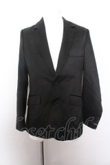 【SALE】glamb ジャケット.Floria tailored /ブラックｘワイン/1 O-22-10-13-100-ET-ja-YM-ZT431