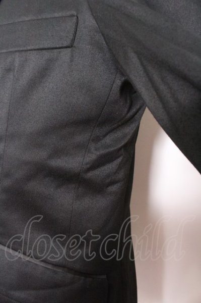 画像2: glamb ジャケット.Floria tailored /ブラックｘワイン/1 O-22-10-13-100-ET-ja-YM-ZT216 (2)