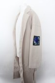 画像2: 【WINTERセール】KMK(KINGLY MASK) コート.BIGパッチ /クリーム/F O-22-10-17-050-KM-ou-YM-ZT-M126 (2)