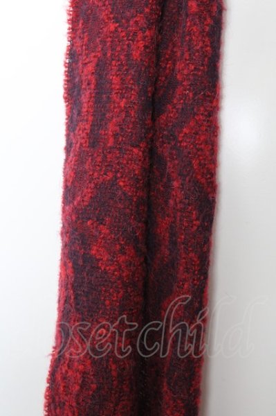 画像2: TORNADO MART マフラー.グリッターフリンジ /ボルドー/ O-22-10-17-096-TO-za-YM-ZT069 (2)