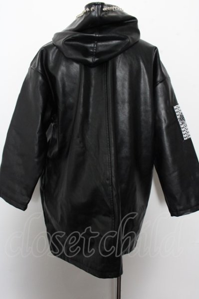 画像3: ALTER VENOMV ジャケット.Destroy PU ロングブルゾン /ブラック/ O-22-10-20-014-AL-ja-YM-ZT-ML033 (3)