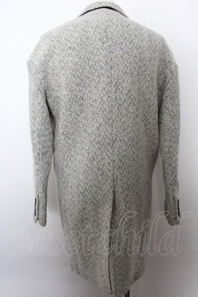 画像3: NO ID. BLACK コート.ツイードBIGチェスター /グレー/1 O-22-10-20-026-NO-ou-YM-ZT-M005 (3)