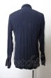 画像4: 5351pour les Hommes シャツ.エステルツイルワッシャー /ネイビー/48 O-22-10-24-049-53-sh-YM-ZT158 (4)