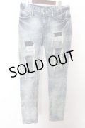 【SALE】CIVARIZE パンツ.Tearing 蛇腹リメイクスキニーデニム /インディゴ/42 O-22-10-24-086-CI-pa-YM-ZT041