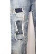 画像3: CIVARIZE パンツ.Tearing 蛇腹リメイクスキニーデニム /インディゴ/42 O-22-10-24-086-CI-pa-YM-ZT041 (3)