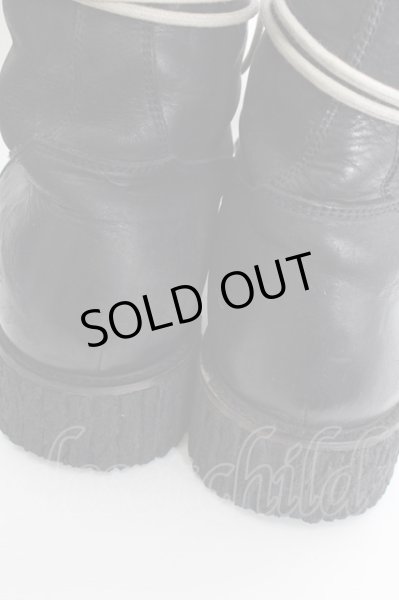 画像5: Moonage Devilment(清春) ブーツ.nil admirari コラボレザーレースアップ /ブラック/41 O-22-10-24-110-Mo-sho-YM-ZT3000 (5)