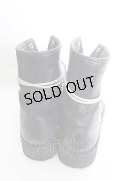 画像6: Moonage Devilment(清春) ブーツ.nil admirari コラボレザーレースアップ /ブラック/41 O-22-10-24-110-Mo-sho-YM-ZT3000 (6)