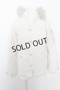 【SALE】DEAN&McQUEEN ジャケット._ALCOM(アルコム)M-3B /ホワイト/1 O-22-10-28-057-DE-ja-YM-ZT-M128