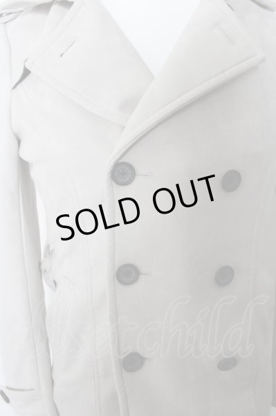 画像2: Black by VANQUISH コート.ソフトタッチウォームハイストレッチトレンチ /グレー/S O-22-10-28-060-Bl-ou-YM-ZT520 (2)