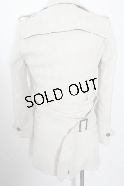 画像3: Black by VANQUISH コート.ソフトタッチウォームハイストレッチトレンチ /グレー/S O-22-10-28-060-Bl-ou-YM-ZT520 (3)