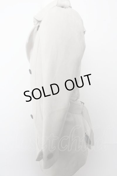 画像4: Black by VANQUISH コート.ソフトタッチウォームハイストレッチトレンチ /グレー/S O-22-10-28-060-Bl-ou-YM-ZT520 (4)