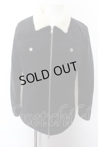 【SALE】NO ID. ジャケット.ボアZIP-Gジャン /ブラック/2 O-22-10-31-111-NO-ja-YM-ZT513