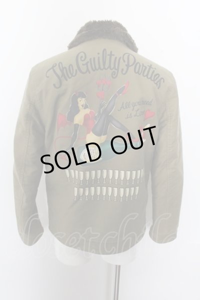 画像5: WACKO MARIA ジャケット.シャンパンデビルN-1デッキ /カーキ/M O-22-10-31-120-ET-ou-YM-ZT149 (5)