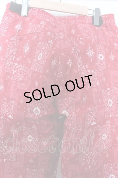 画像3: NO ID. BLACK パンツ.トランププリントリバーシブルバルーン /レッドｘブラック/2 O-22-10-31-142-NO-pa-YM-ZT460 (3)