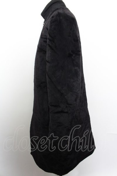 画像3: BUFFALO BOBS コート.NAVONA-HAIRY(ナボーナ-ヘアリー)シャギーシングルトレンチ /ブラック/2-3 O-22-10-31-020-BU-ou-YM-ZT035 (3)