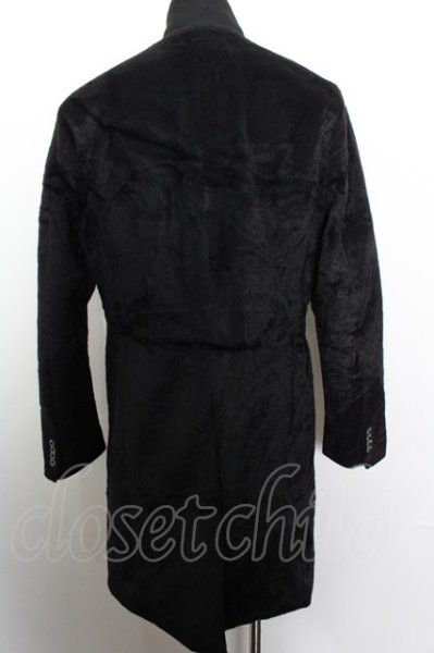 画像4: BUFFALO BOBS コート.NAVONA-HAIRY(ナボーナ-ヘアリー)シャギーシングルトレンチ /ブラック/2-3 O-22-10-31-020-BU-ou-YM-ZT035 (4)