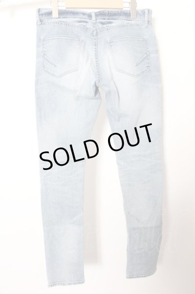 画像3: GOSTAR DE FUGA パンツ.リメイク加工ストレッチスキニーデニム’20SS /ライトブルー/44 O-22-11-03-058-GO-pa-YM-ZT501 (3)