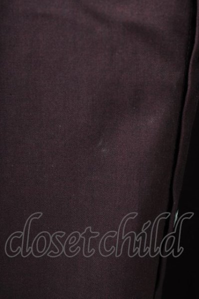 画像7: NO ID.BLACK シャツ.マルチパターンロングSH /ワイン/1 T-22-11-18-003-NO-sh-KN-ZT104 (7)